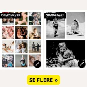 Personlig fotocollage plakat