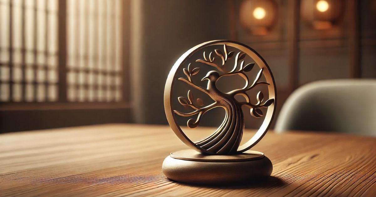 Bronzefigur jubilæumsgave